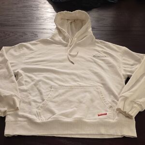 Sprayground White Hoodie with Subtle Logo